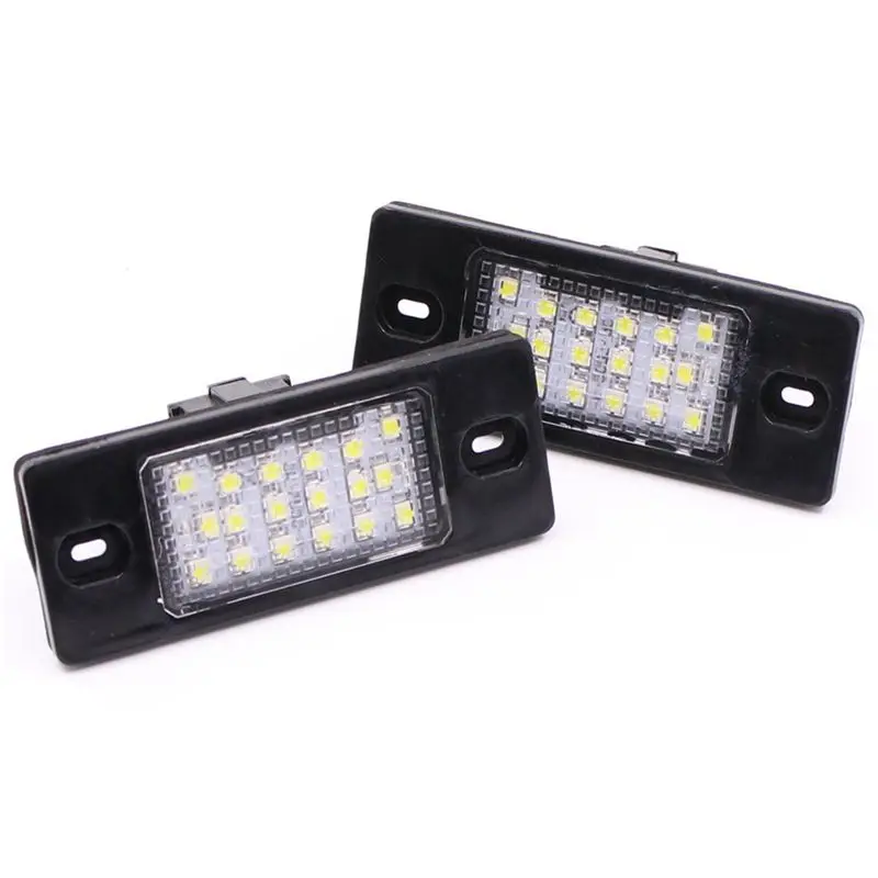 2Pcs No Error Led Number License Plate Light For Vw Volkswagen Golf 5 Touring Touareg Tiguan Porsche Cayenne | Автомобили и