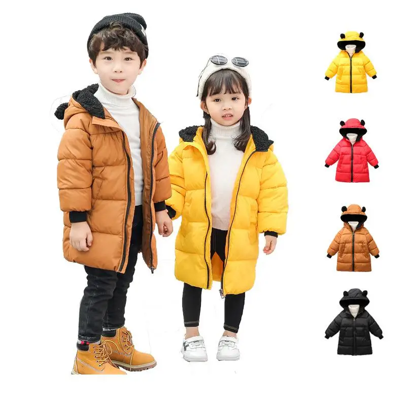 HH зимнее пальто для маленьких девочек пуховые куртки мальчиков детская одежда