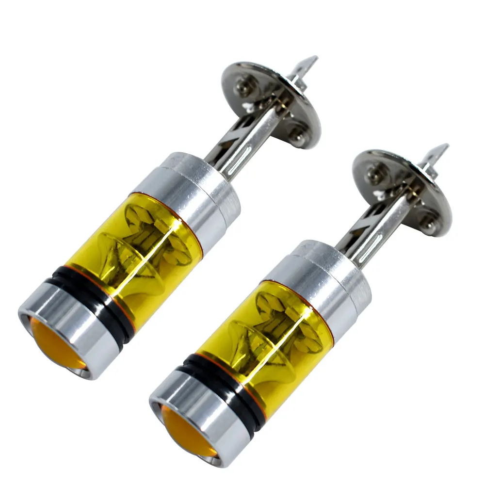 2 шт. светодиодсветодиодный противотумансветильник лампы H1 4300K 100W | Автомобили и