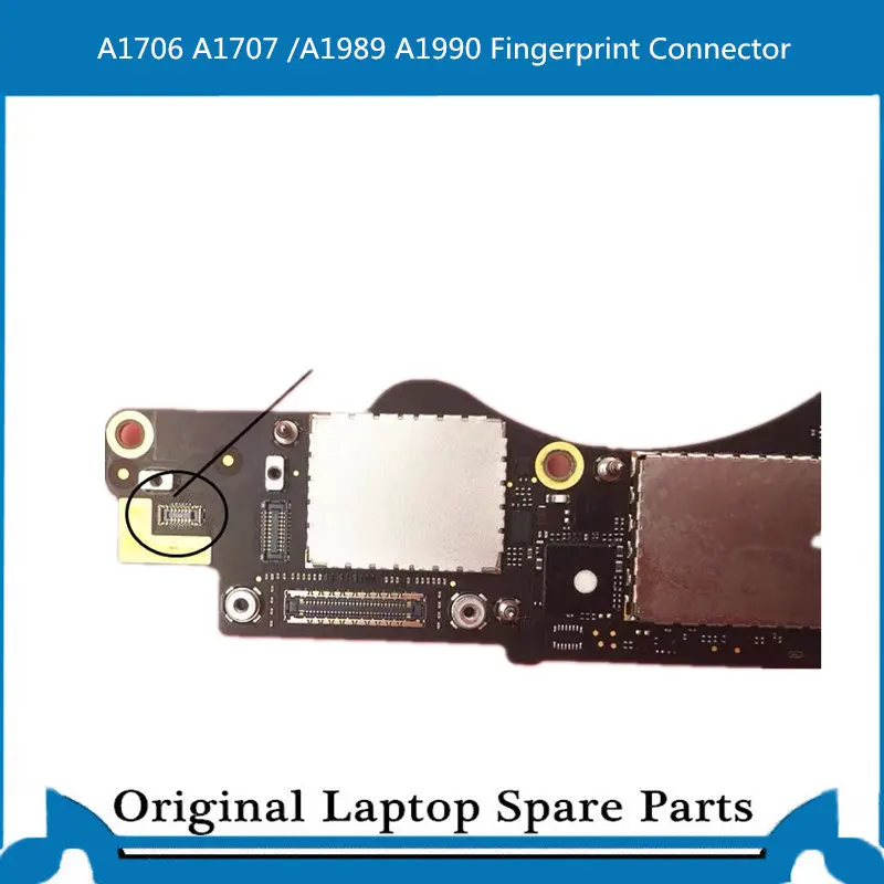 Оригинальный разъем для сканирования отпечатков пальцев припаянный на доске