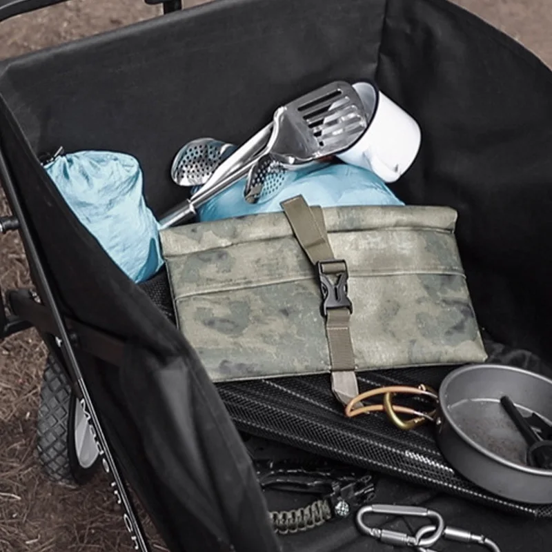 

Outdoor Camping Picnic Tools Storage Bag Portable Barbecue Cutlery Organizer Hanging Holder Molle Tactical Hunting EDC Kit Pouch