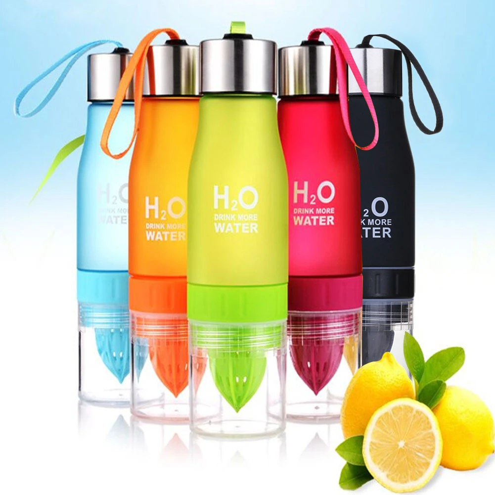 650 мл бутылка для воды пластиковая вливания фруктов инфузер напиток Портативный