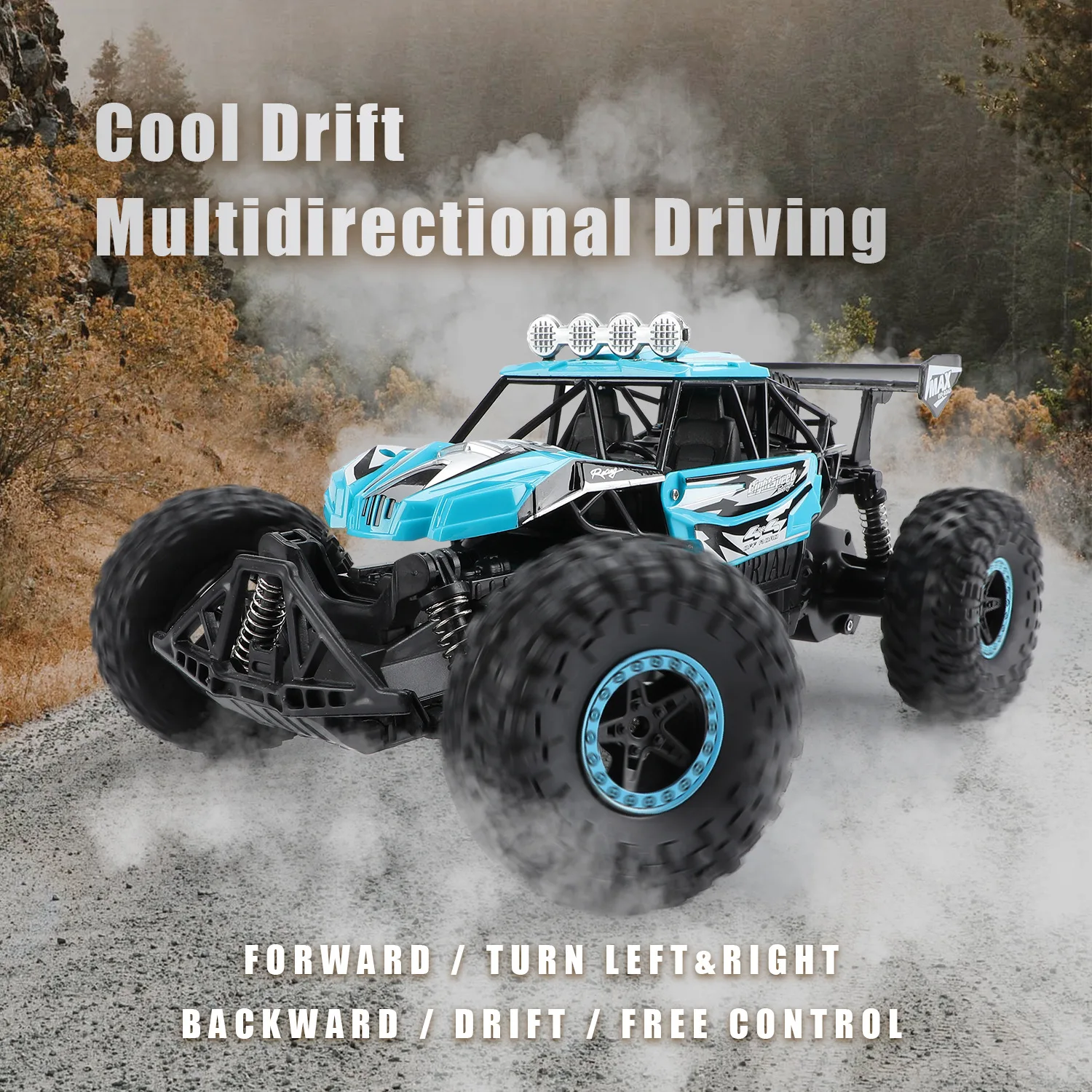 Roclub JJRC 2 4G 25 км/ч высокоскоростной Радиоуправляемый автомобиль 4WD восхождение