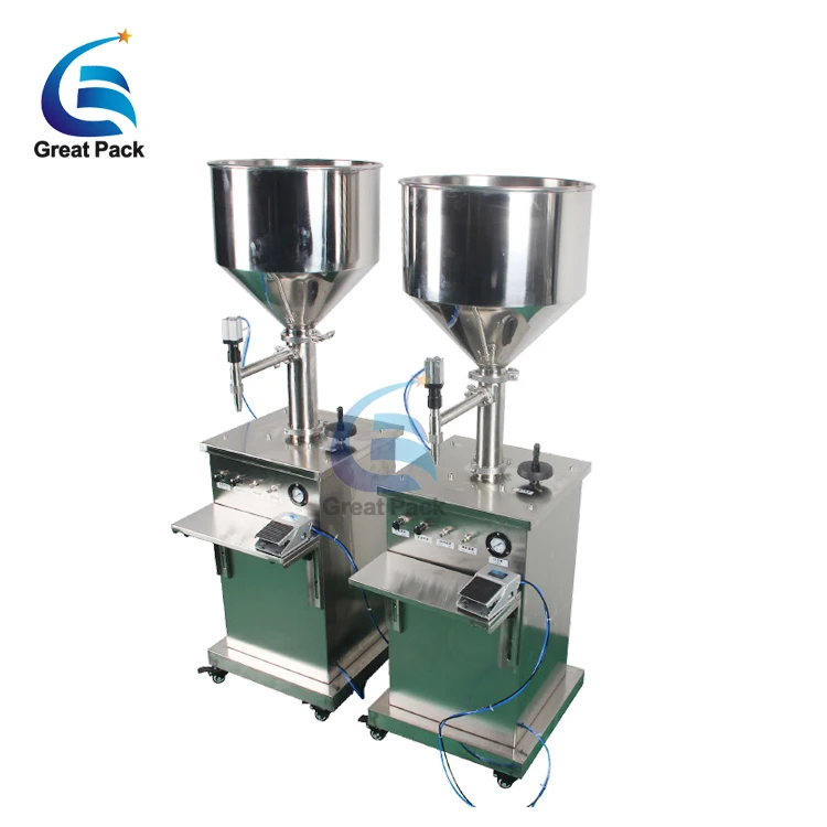 

Vertical Pneumatic Single Head Cream Paste Filling Machine