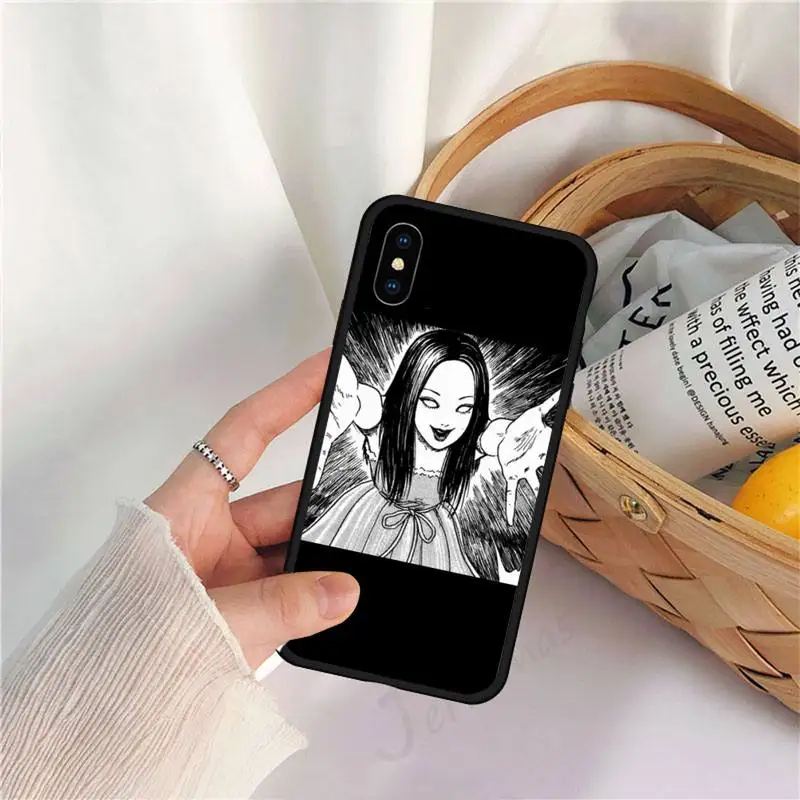 

Japanese horror comic high quality Phone Case for iPhone 11 12 pro XS MAX 8 7 6 6S Plus X 5S SE 2020 XR