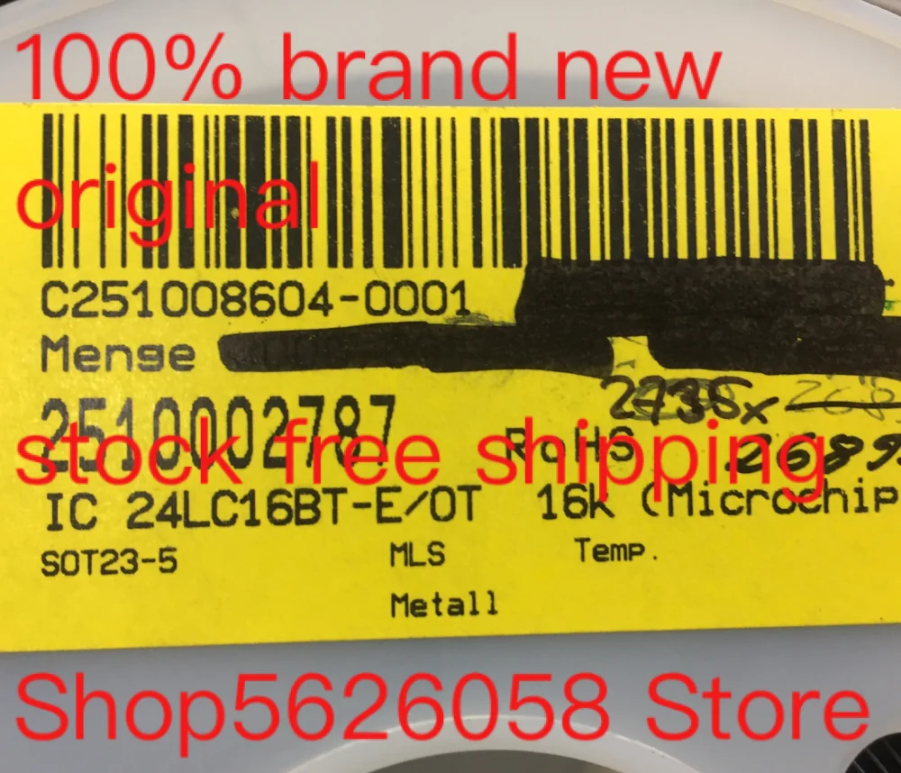 24LC16BT E/OT E/IT MCP1703AT 3302E/CB 3302E SOT23 93LC66BT I/SN 100% Новый оригинальный 20 шт./лот в наличии|Умные