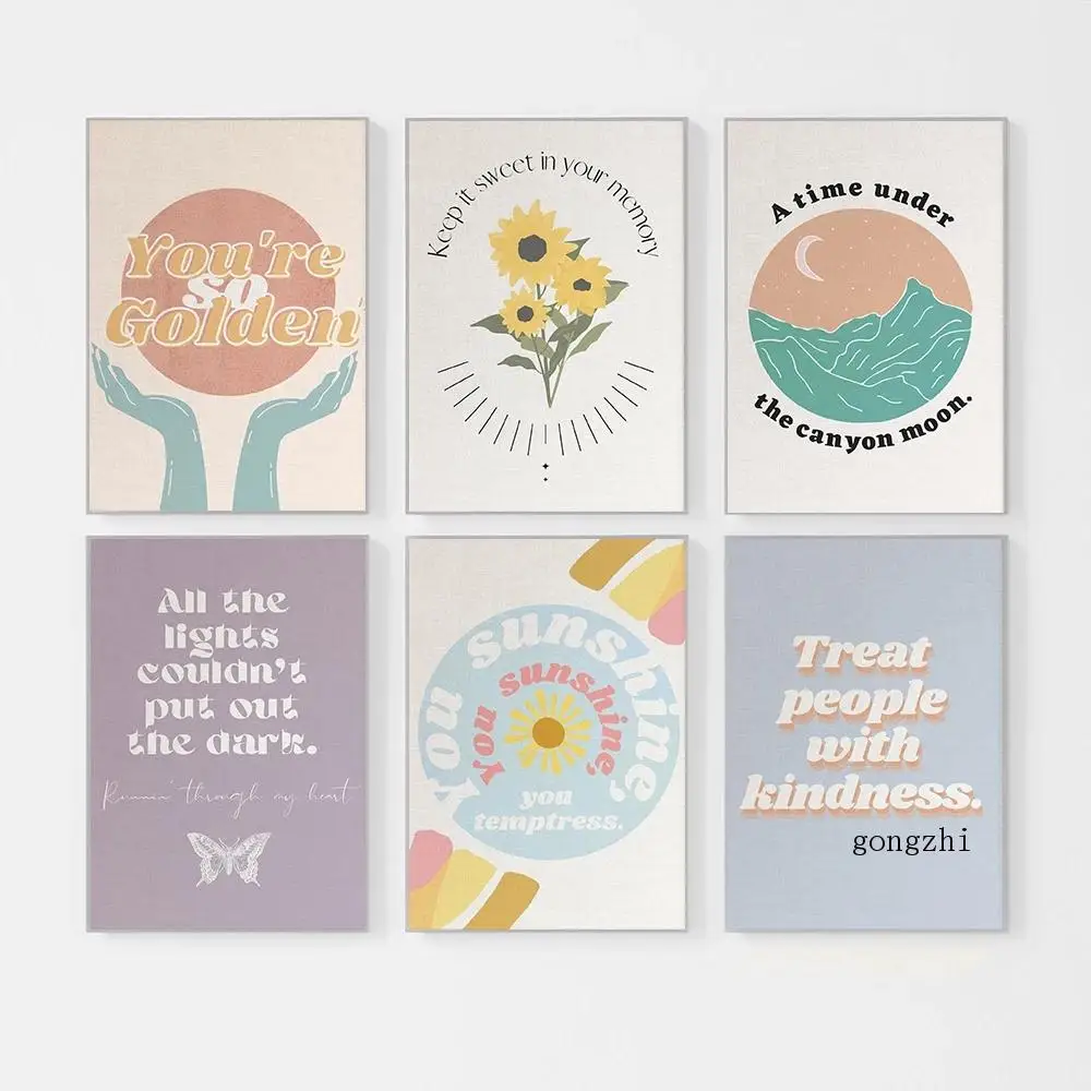 5d Diy богемные вдохновляющие цитаты минимализм луна алмазная живопись вышивка