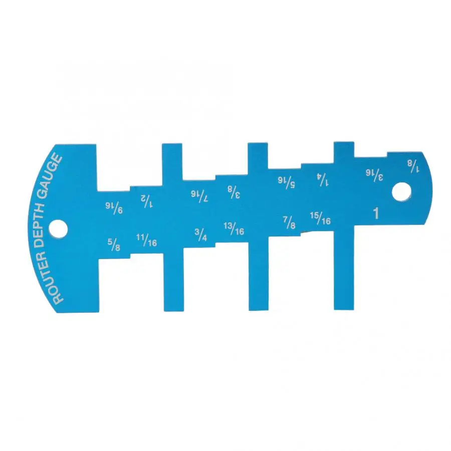 

Table Saw Depth Measuring Ruler Aluminum Alloy Height Limit Gauge Woodworking Tool