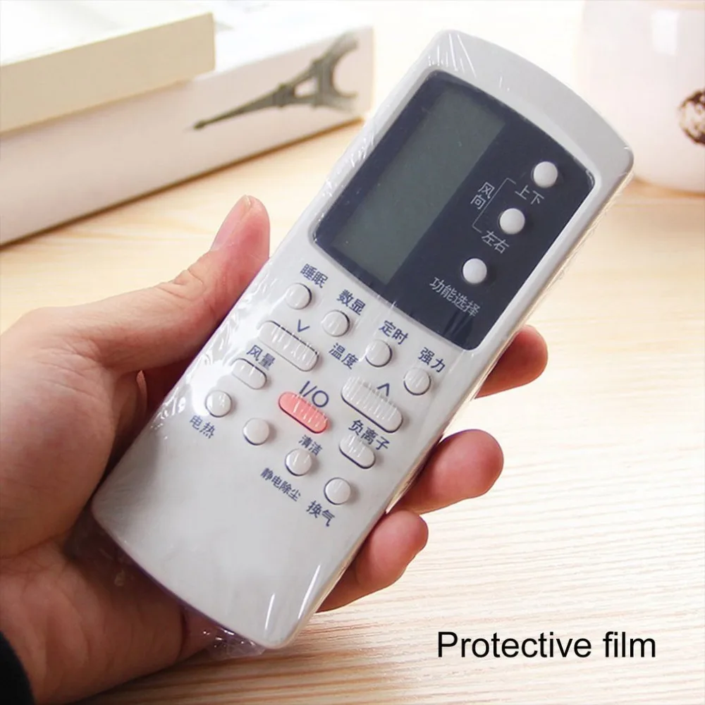 5 pcs Waterproof PPC Heat Shrink Plastic Wrap Film Air-Conditioner Video TV Remote Control Screen Protect Cover Dust Proof | Инструменты