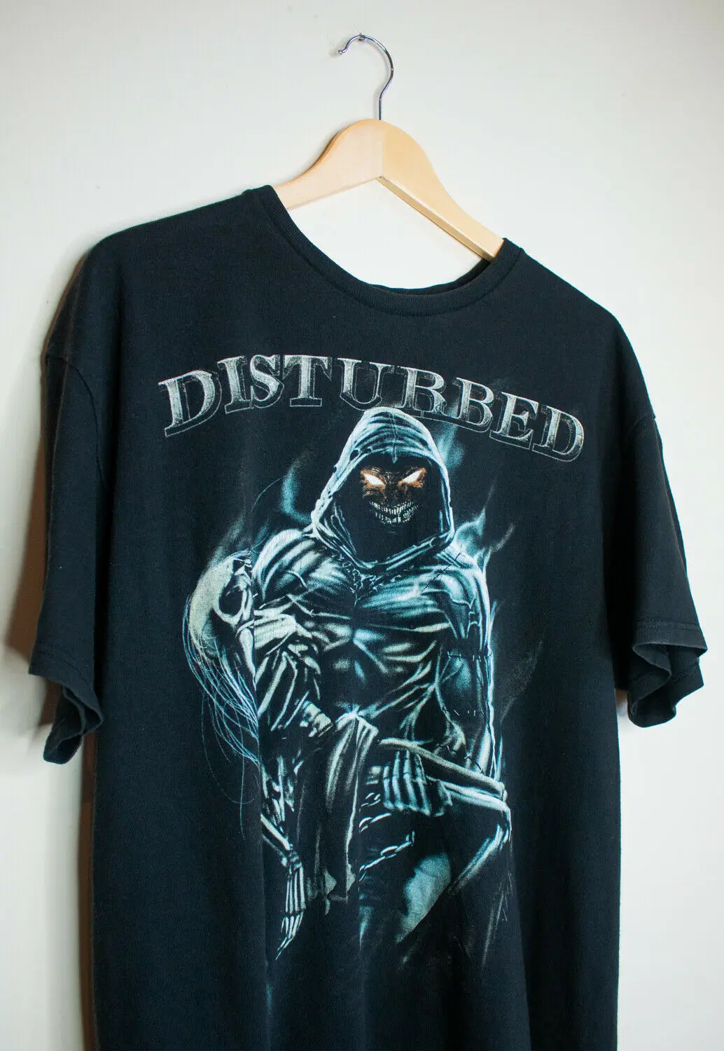 

Vintage Disturbed Nu Metal Band Rock Tee Medium Nu Metal Heavy Metal Y2K
