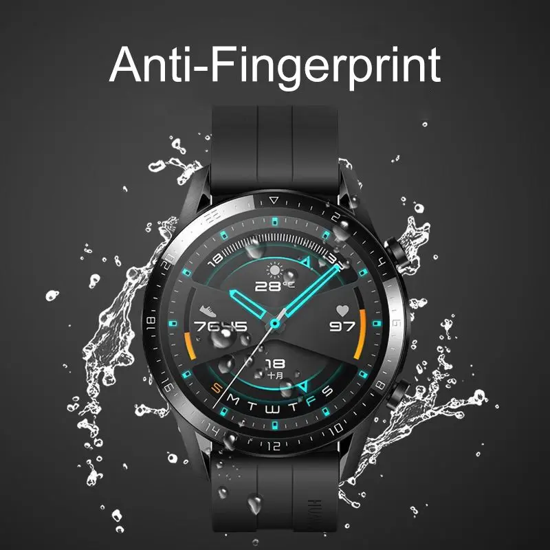 Soft Fibre Glass For Huawei Watch GT2 Pro Honor Magic 2 46mm GT2e GT2 46mm Full Screen Protector Case Cover Watch Accessories
