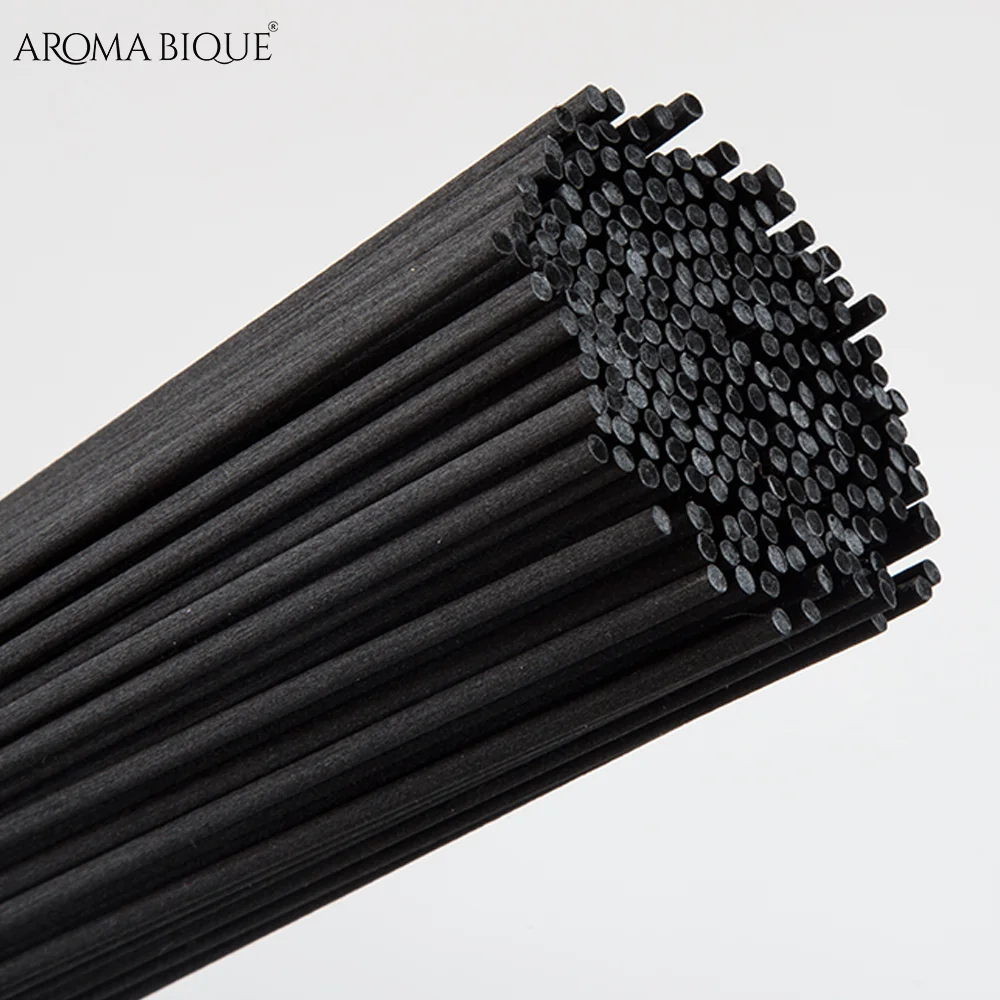 

500 Pieces / Lot 3MM*25CM black fiber diffuser sticks