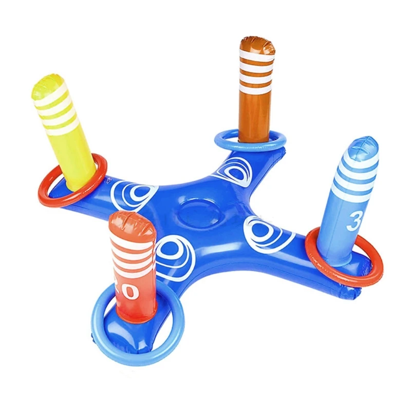 

Water Sports Outdoor Games Pool Float Water Toys Inflatable Pool Float Row Toys Realistic Ring Game for Swimming Pool