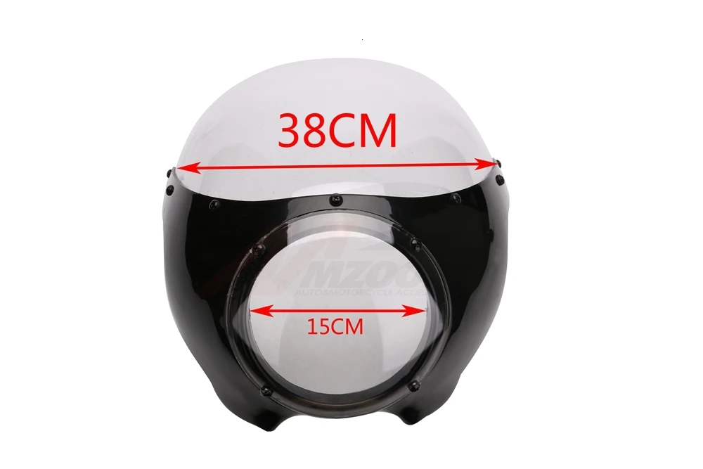 Новое поступление мотоцикл черный 5 3/" Кафе Racer фара обтекатель для Sportster 883 1200 Dyna