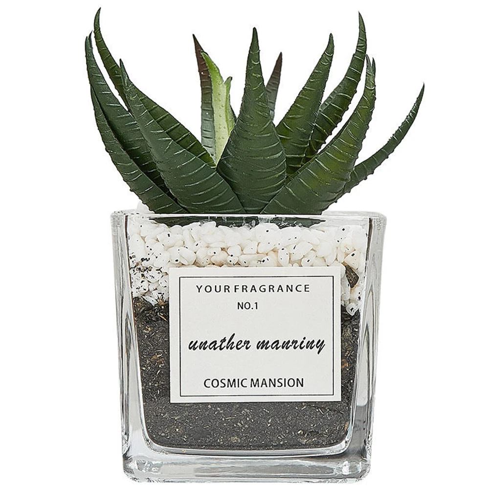 B LIFE небольшие искусственные растения в Стекло горшки искусственная горшках