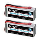Аккумулятор HRB 5S Lipo 18,5 в 5000 мАч 50C с разъемом XT90 T для радиоуправляемого вертолета квадрокоптера самолета дрона автомобиля дрона лодки, 2 шт.