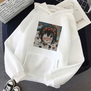 Зимняя японская Новая повседневная модная женская Толстовка Оверсайз с длинным рукавом в стиле Харадзюку, забавная Милая Толстовка Ulzzang, Женская Толстовка