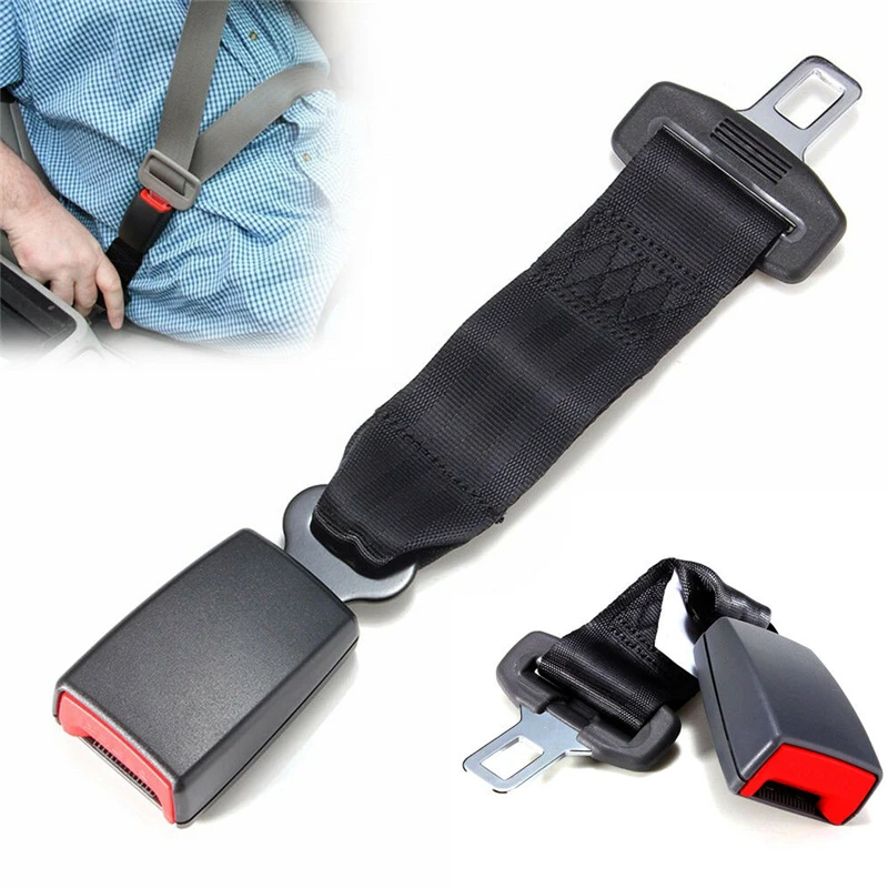 

Universal 7/8" Buckle 14" 36cm Car Truck Seat Seatbelt Safety Belt Padding Extender Extension Plug Clip Auto Interior Decoration