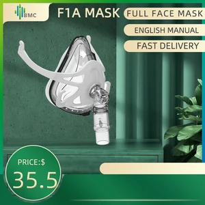 BMC F1A маска для лица с бесплатным головным убором для CPAP Auto CPAP BiPAP Респиратор Размер S M L храп терапия интерфейс
