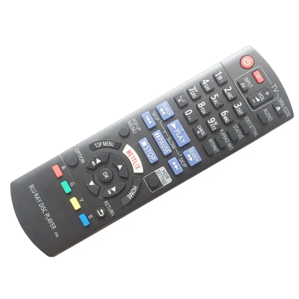 

New Remote Control for Panasonic Blu-Ray DVD Player N2QAYB001157 Controller
