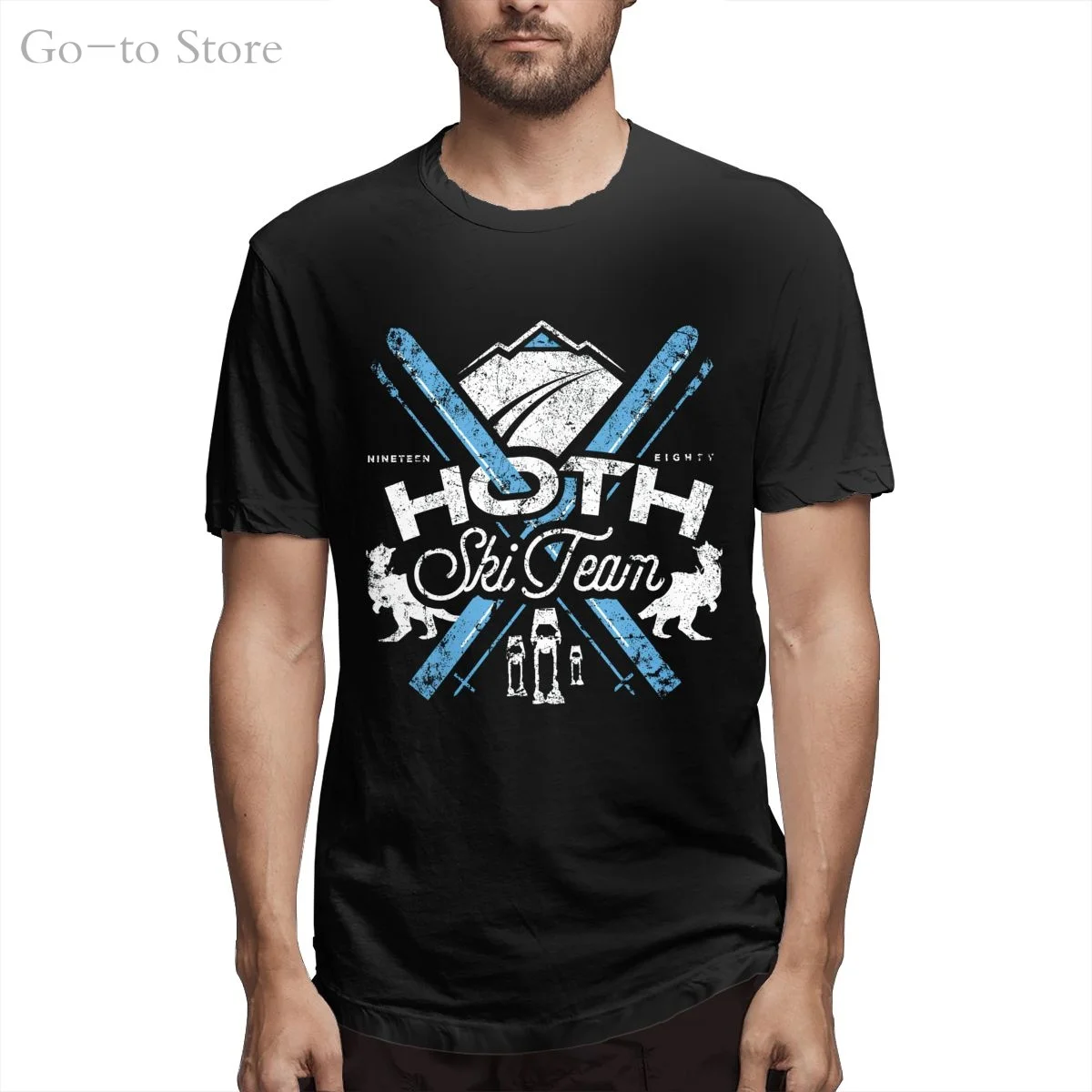 

Hoth Ski Team Cool And Funny Short Sleeved Casual Fashion Cotton T-shirt