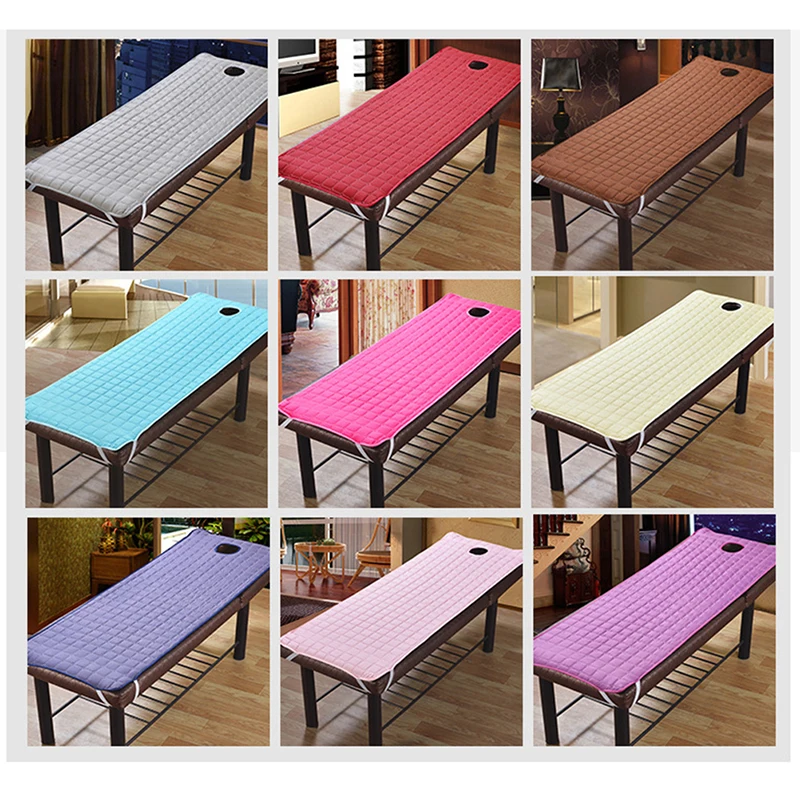 

72*28inch SPA Treatment Beauty Massage Salon Table Bed Sheet Cover Mattress Sheet Pad Mat With Face Hole