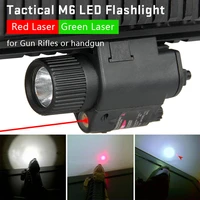 ppt tactical white light hunting weapon light with red green laser sight for helmet head hunting hk15 0003