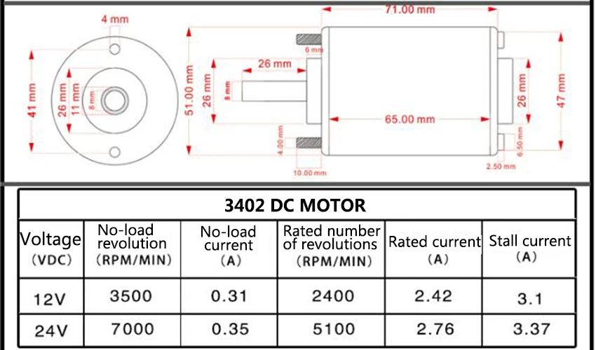 12V 3500RPM постоянный магнит DC мотор, 24V 7000 RPM высокоскоростной мотор, 30W Миниатюрный мотор, регулятор скорости постоянного тока