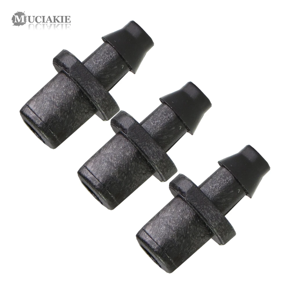 MUCIAKIE 30PCS 7.5MM x 1/4'' Barb Connector Micro Sprinkler Adapter Joint Single Barbed Hose Connecter Garden Irrigation Fitting | Дом и