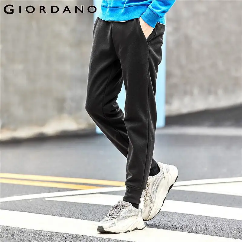 Giordano мужские спортивные штаны с резинкой на талии со шнурком