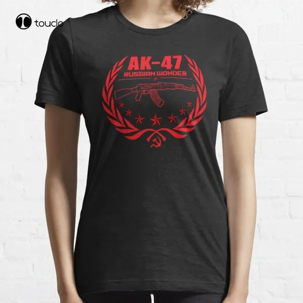 

Ak-47 Russian Rifle T-Shirt Tee Shirt Couple Shirts
