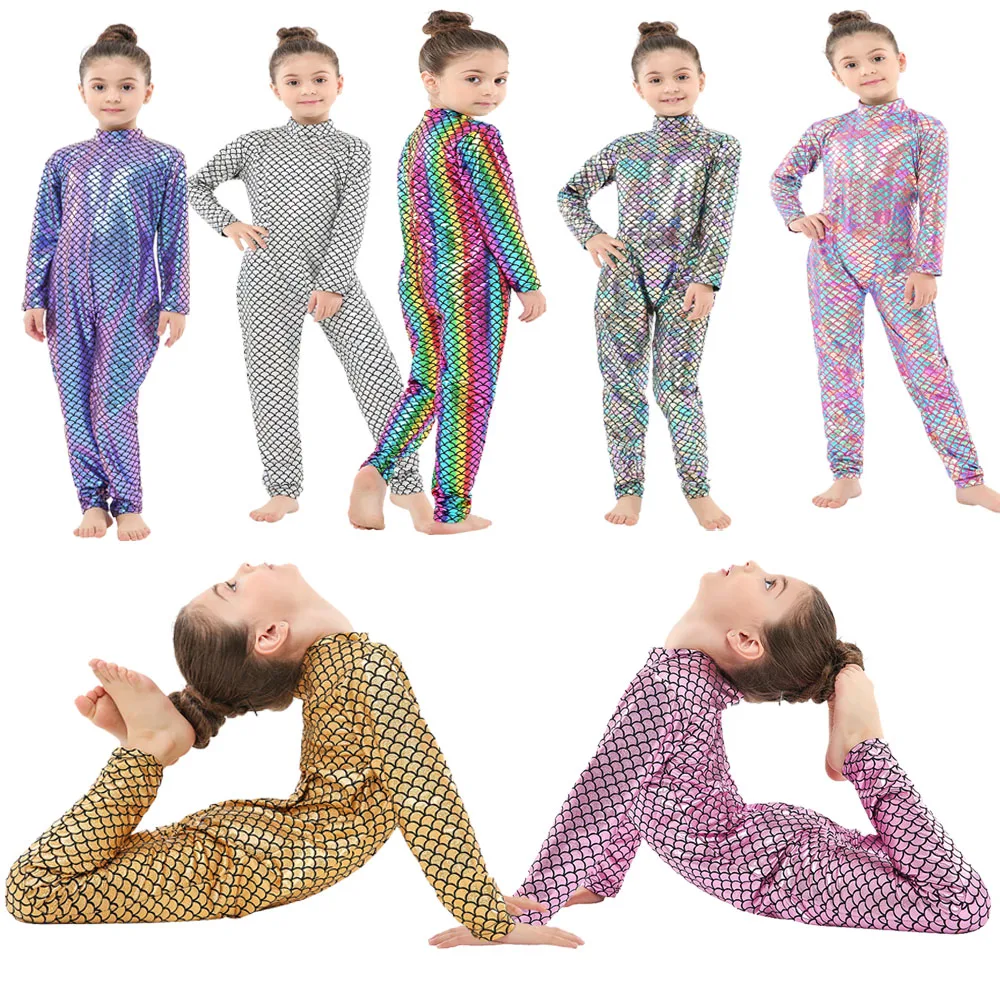 Детское боди с длинным рукавом и принтом русалки | Тематическая одежда униформа