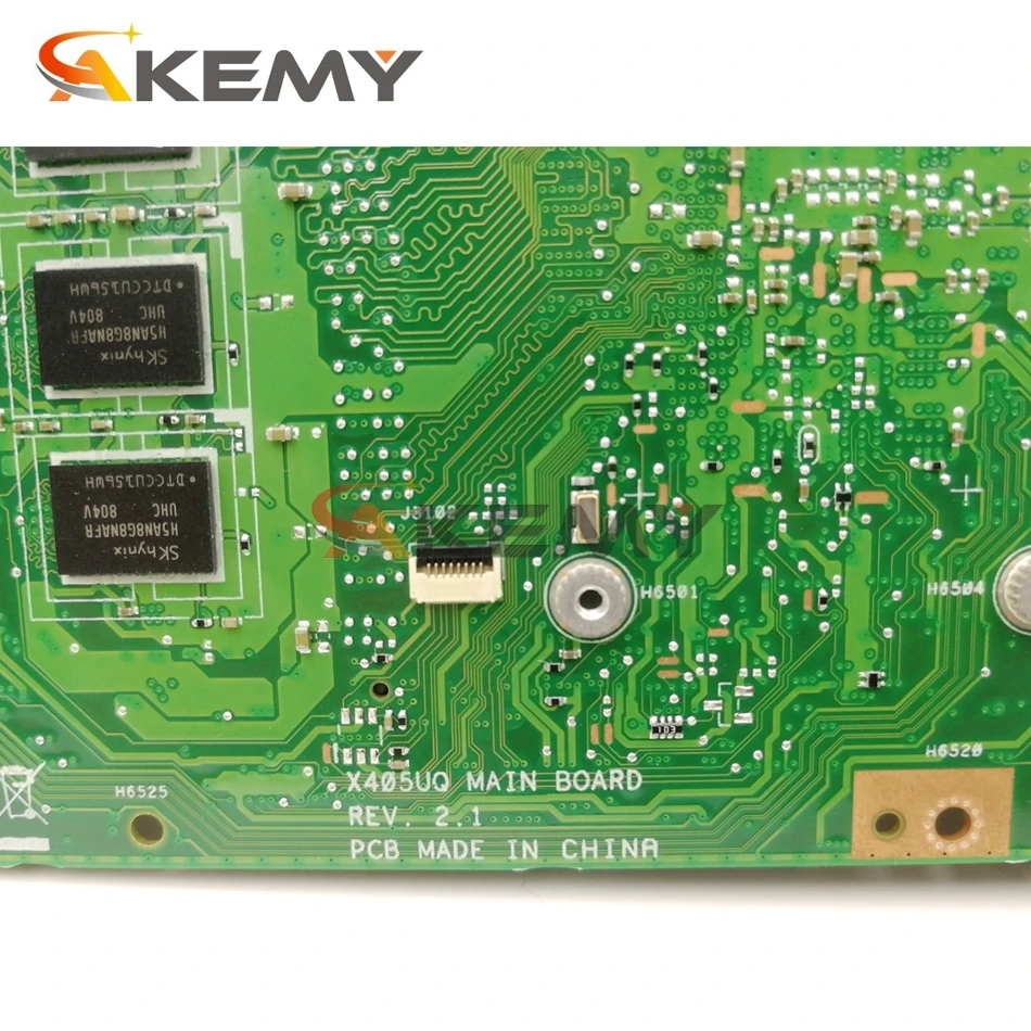 akemy x402uq laptop motherboard for asus vivobook 14 x405ua s4100u original mainboard 8gb ram i3 7100u gm free global shipping