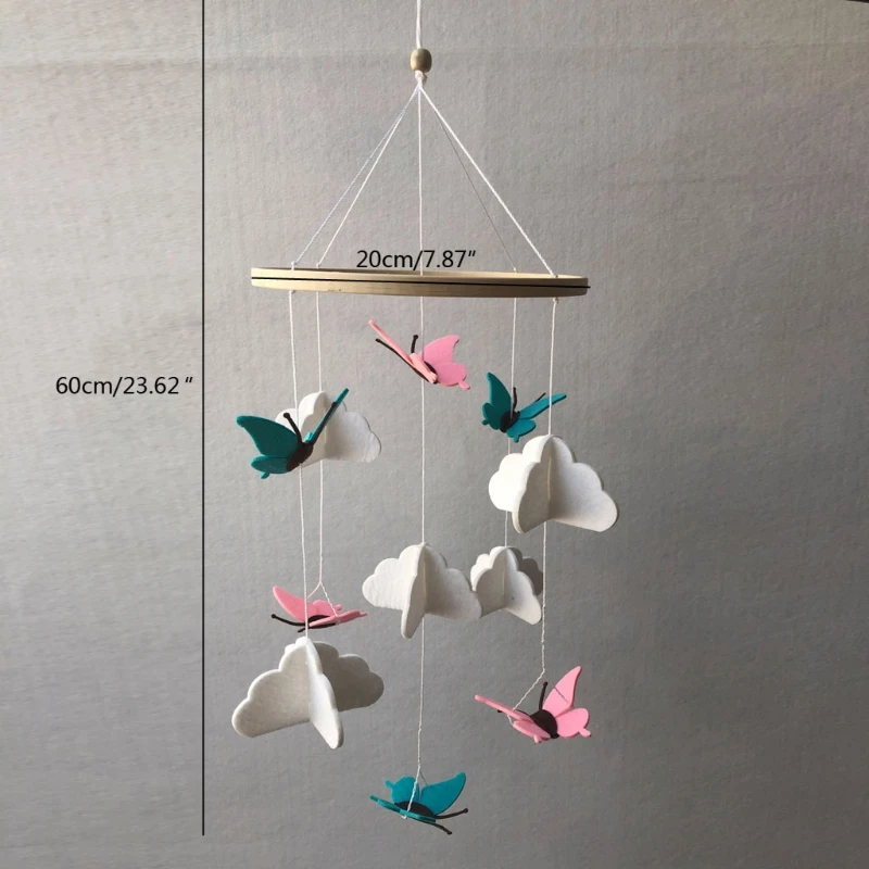 

Baby Rattle Mobile Crib Toy Bed Hanging Newborn Wind Chimes Bell Kids Room Decoration Photography Props