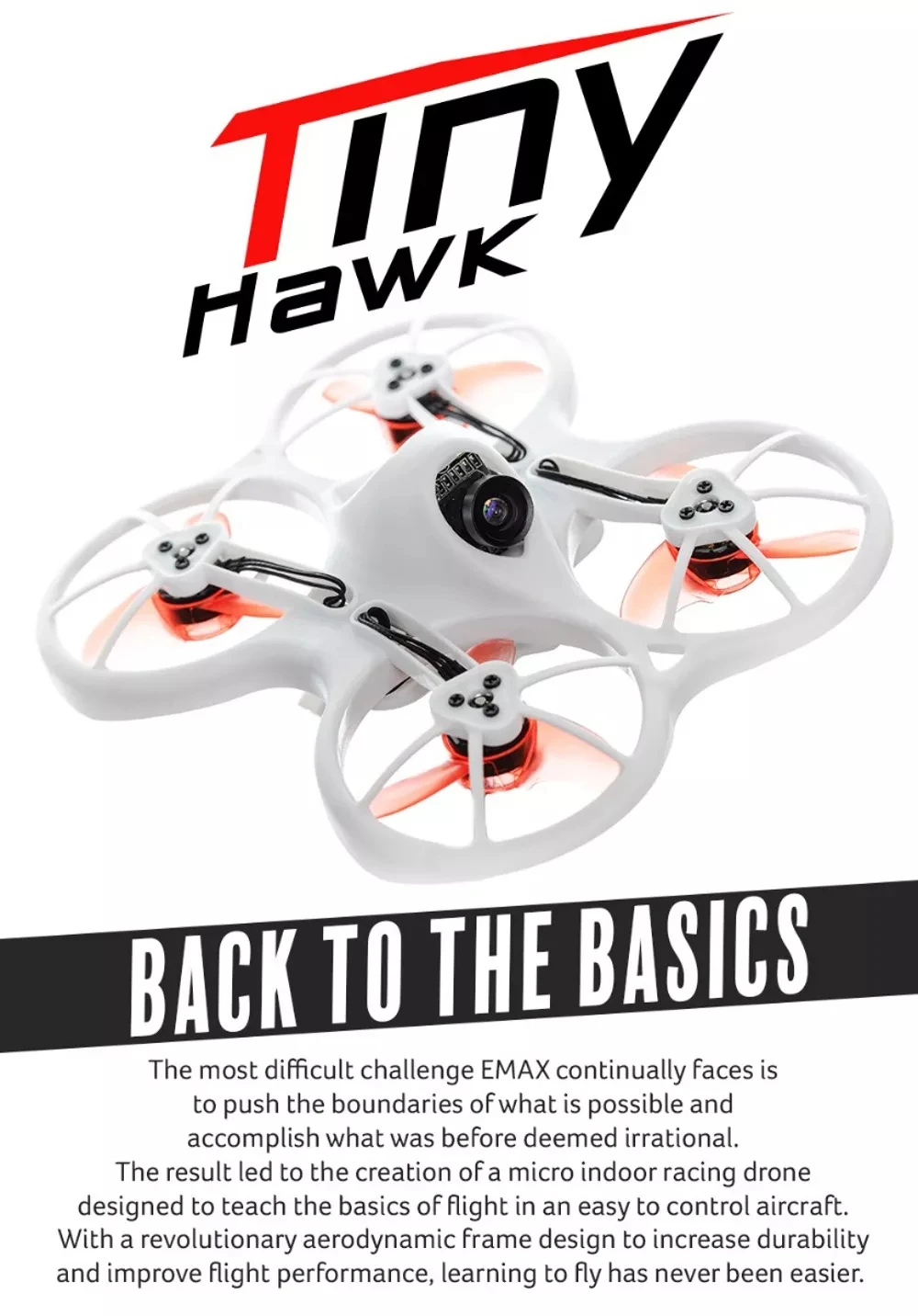 Emax Tinyhawk Крытый небольшой гоночный Дрон с видом от первого лица bnf RTF F4 4in1 3A 15000KV 37CH 25 МВт 600TVL VTX 1S