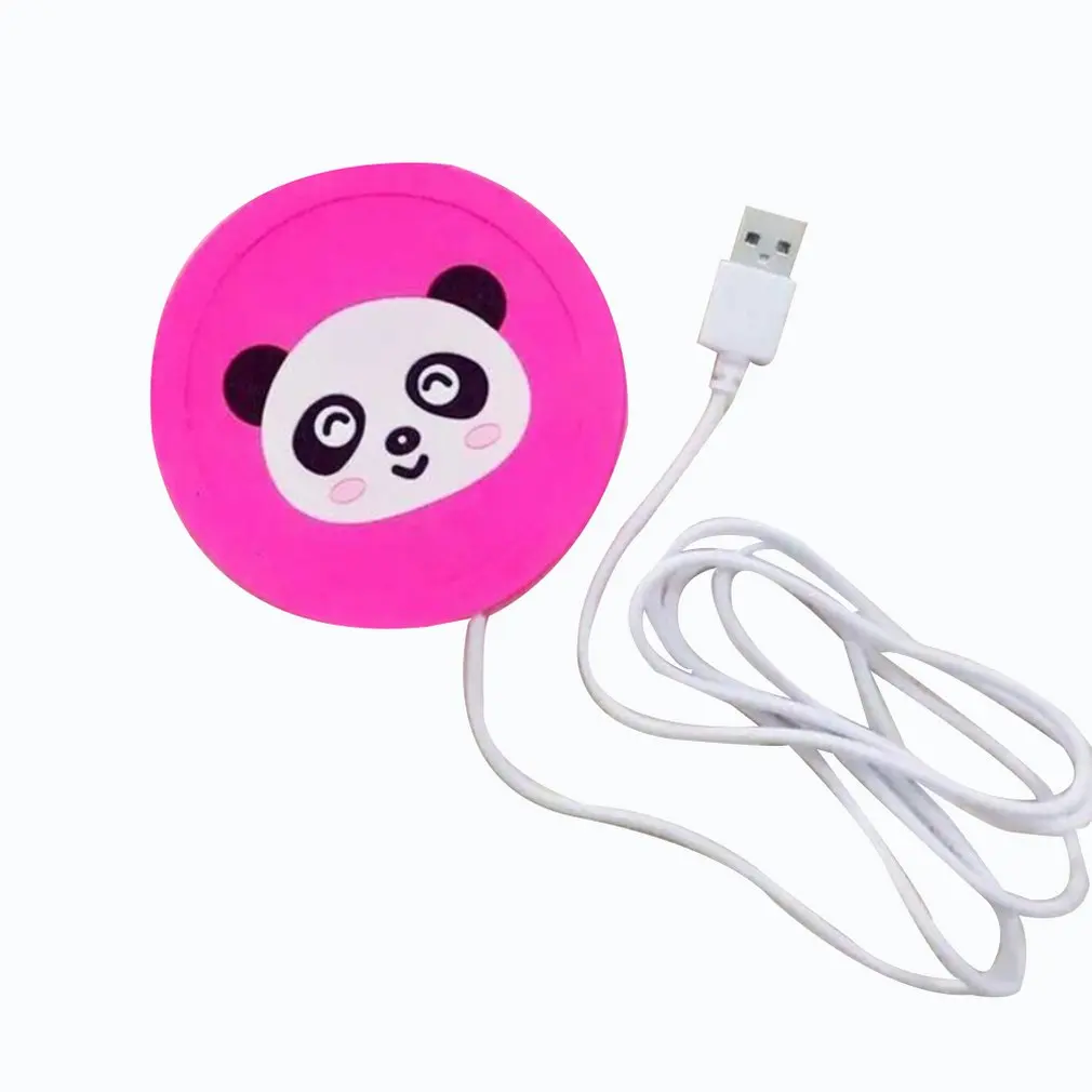 Мультяшная чашка для чая кофе кружка коврик грелка USB источник питания