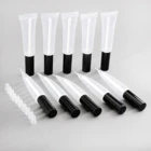 10 шт. 15 мл пустые тюбики для макияжа Блестящий бальзам для губ прозрачные косметические Пустые контейнеры пластиковые прозрачные тюбики для губ контейнеры дорожная бутылка