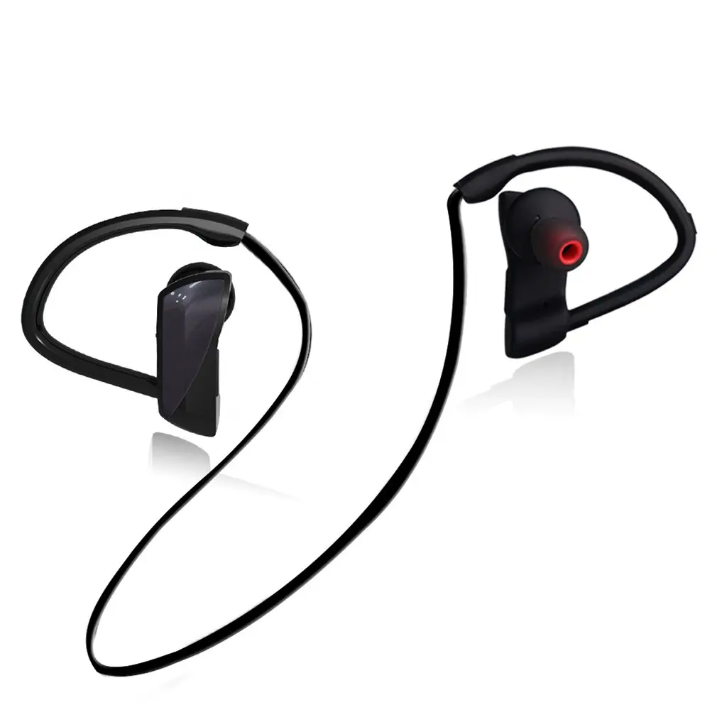 Черные Уникальные Беспроводные наушники с шейным ремешком спортивные защитой от