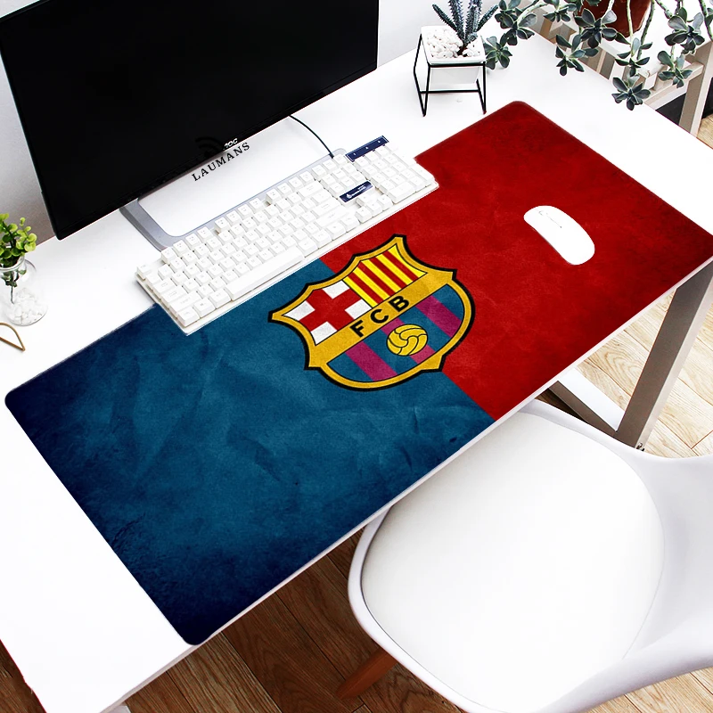 

Mouse Pad Mouse Computer Gamer Desk Gaming Mousepad Soccer team logo Gaming Accessories Pc Gamer Full Mat Deskmat Rugs Mausepad