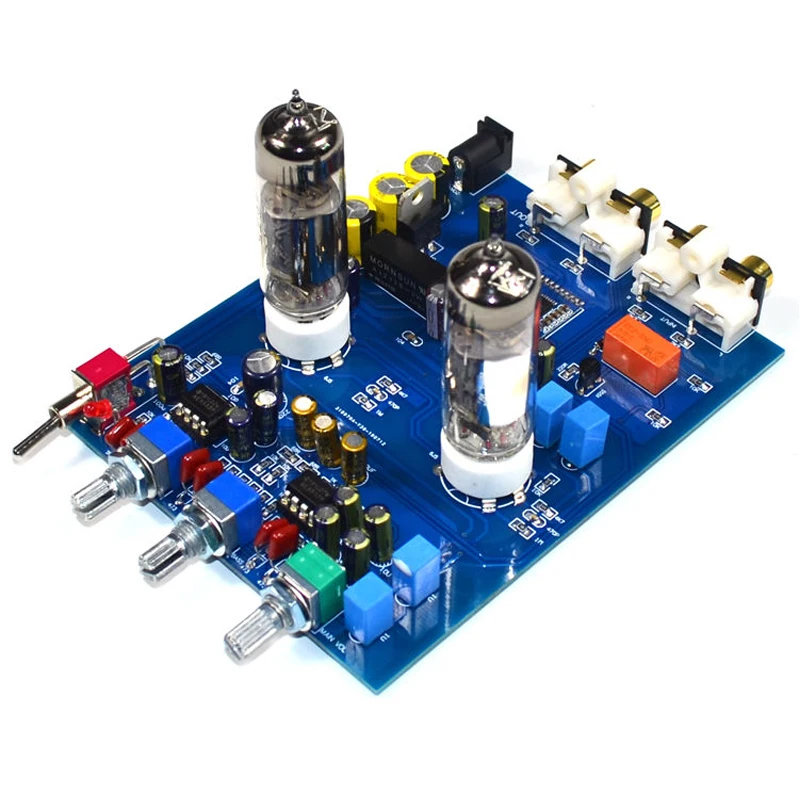 Vogue YJ-0914635 133*89*22 мм DC12V2A лихорадка HIFI ламповый предусилитель 6J5 трубка 4 2 5 0 Bluetooth