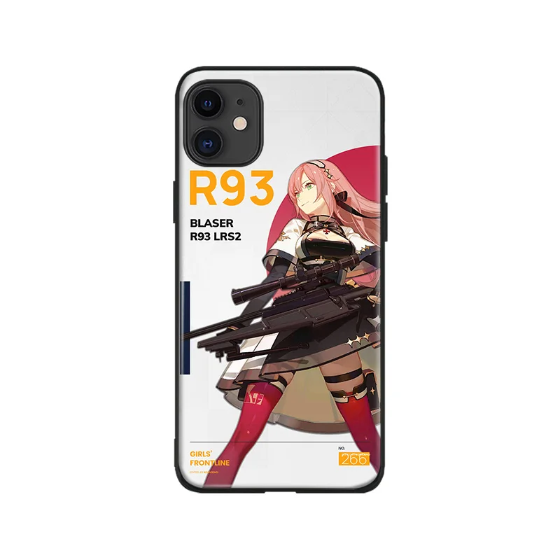 r93 girls frontline soft silicone phone case cover shell for iphone se 6 6s 7 8 plus x xr xs 11 pro max free global shipping