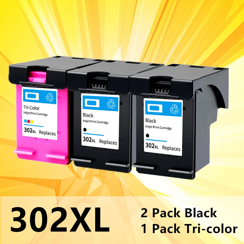 Совместимый картридж 302XL для принтеров HP 302 XL hp Deskjet 2130 2135 1110 3630 3632 Officejet 3830 3834 4650 |