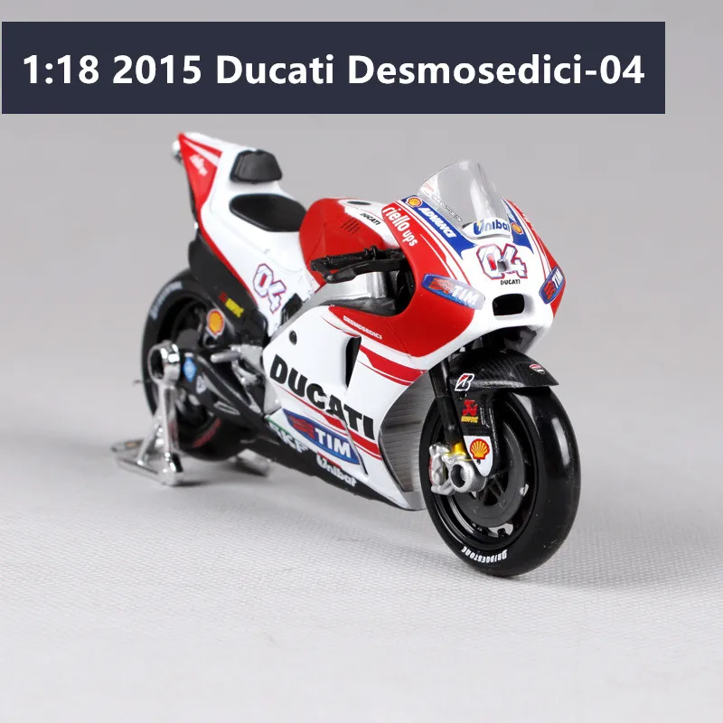 2015-04 Maisto 1:18 Yamaha Champion Team Racing Silvardo original authorized simulation alloy motorcycle model toy car Collecting - Цвет: 2015-04