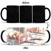 sexy girl mug color changing porcelain coffee cup ceramic milk mug beer tea mug whiskey drinkware cup bskt 040