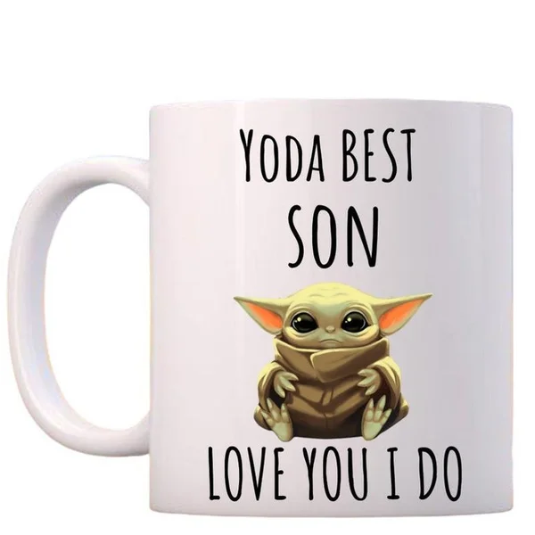 Керамическая кофейная чашка Yoda с изображением лучшего сына и надписью Love You I Do Best