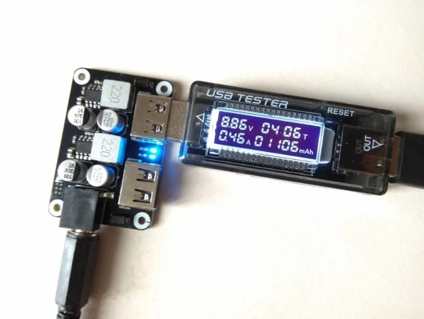 USB QC3.0 QC2.0 USB DC-DC понижающий преобразователь зарядный понижающий модуль 6-32 в 9 в 12 В 24 В для быстрого зарядного устройства печатная плата 5 В