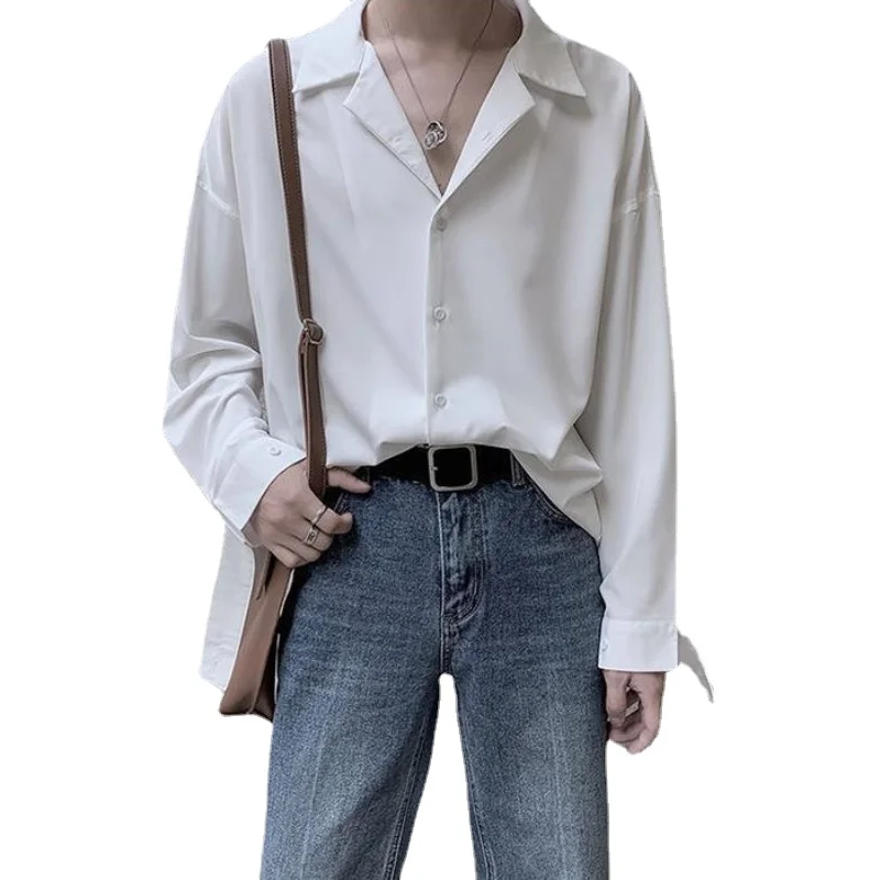 

Black Goth Shirt Women Solid Loose Long Sleeve Fashion Vintage Blouse Korean Style Harajuku Blouses Plus Size Woman Clothing Top