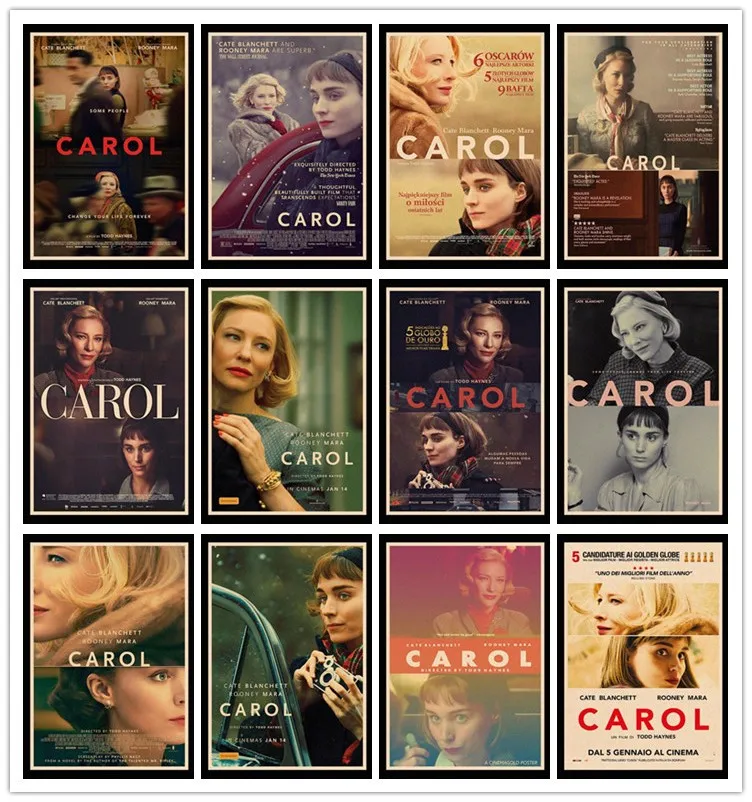 Прекрасный плакаты JL Carol в стиле ретро крафт бумага Высококачественная картина