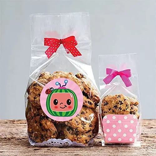 Этикетка Omilut Cocomelon наклейка на день рождения тематическая вечеринка стикер для
