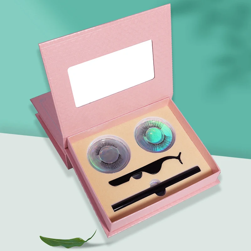 Роскошные магнитные 2 пары смешанные стили накладные ресницы магнитная подводка